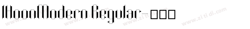 1HoonModern Regular字体转换 1HoonModern Regular字体转换